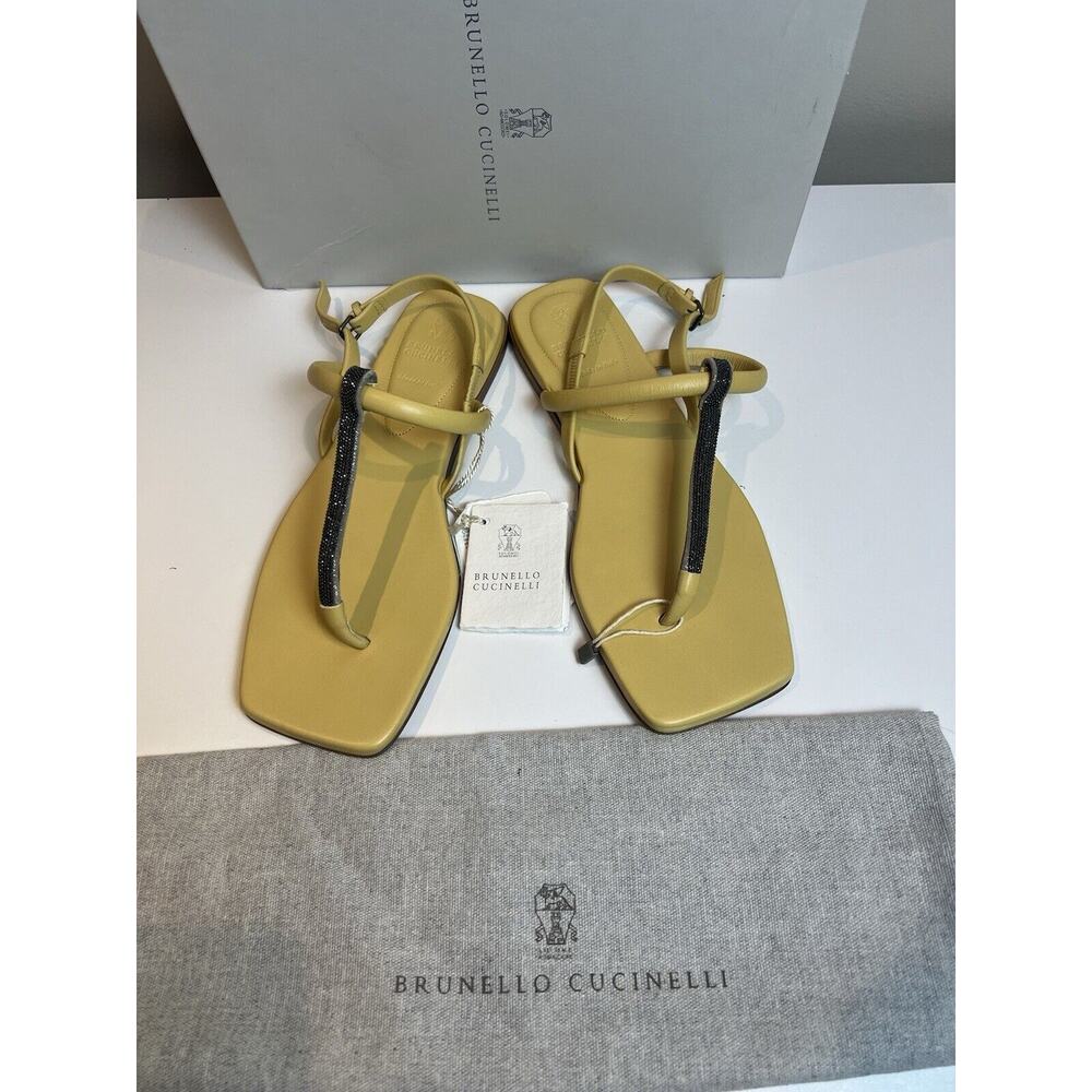 brunello cucinelli monili women Sandals Yellow EU 39